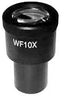 10X/FN22mm Eyepiece with Crosshair Reticle with 100 divisions on the horizontal axis