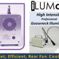 iLUMos High Intensity Dual Gooseneck LED Microscope Illuminator 20W
