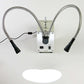iLUMos High Intensity Dual Gooseneck LED Microscope Illuminator 20W