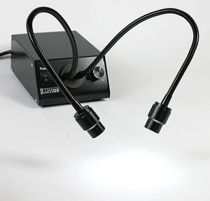 iLUMos Dual Gooseneck LED Microscope Illuminator