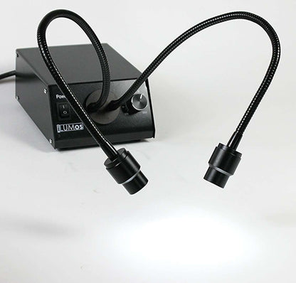 iLUMos Dual Gooseneck LED Microscope Illuminator