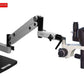 MZD Monozoom Microscope 11X-450X (0.75X & 4.5Xobj), 0.5X Coupler, Trinoc, Coax.LED, XYStage, Stand