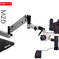 MZD Monozoom Microscope 11X-450X (0.75X & 4.5Xobj), 0.5X Coupler, Trinoc, Coax.LED, XYStage, Stand