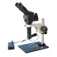 MZD Monozoom Microscope 11X-450X (0.75X & 4.5Xobj), 0.5X Coupler, Trinoc, Coax.LED, XYStage, Stand