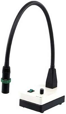 Single Arm, Goose Neck, 3W LED Superbright Spot Light on a Stand. Adjustable Intensity