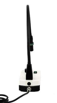 Single Arm, Goose Neck, 3W LED Superbright Spot Light on a Stand. Adjustable Intensity