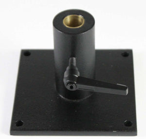 Small Table Mount for an Articulated Arm Microscope Stand, with holes for bolting to bench