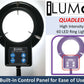 iLUMos QUADLED 60 LED High Intensity Ringlight, Quadrant Adjustable