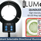 iLUMos QUADLED 60 LED High Intensity Ringlight, Quadrant Adjustable
