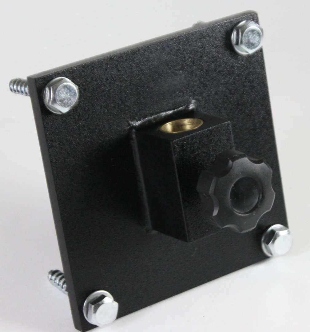 Wall Mount for an Articulated Arm Microscope Stand, with holes for bolting to wall