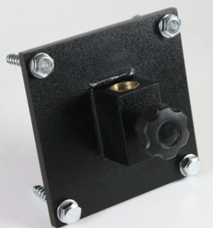 Wall Mount for an Articulated Arm Microscope Stand, with holes for bolting to wall