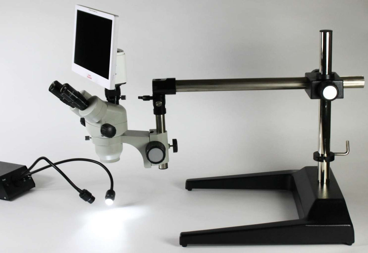 Microscope Desk A20-40 Long Reach, Boom Arm, Desk Base, Microscope Stand