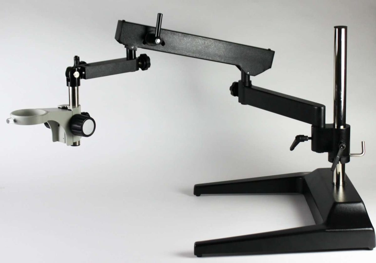 Microscope Desk A20-50 Long Reach, Articulated Arm, Desk Base, Microscope Stand