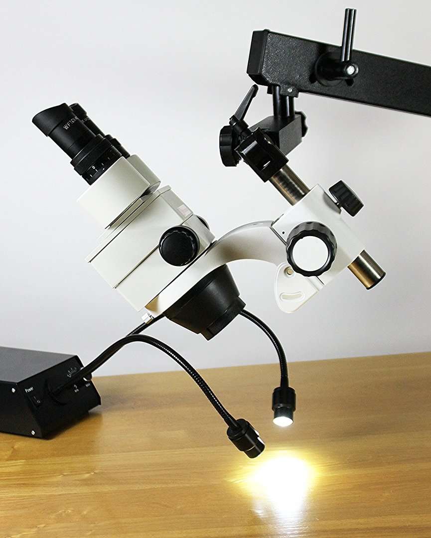 A30-50 Long Reach, Articulated Arm, Table G-Clamp, Microscope Stand