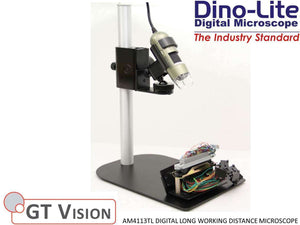 Dino-Lite AM4113TL Digital Microscope 10-90X Long Working Distance 1.3MP