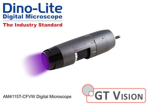 Dino-Lite AM4115T-CFVW Fluorescence (400nm) Digital Microscope 20x-220x 1.3MP