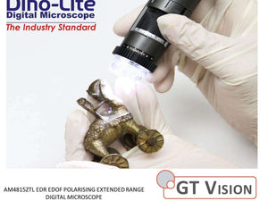 Dino-Lite AM4815ZTL Digital Microscope Auto Image Stacking, EDR, ULWD POL 10-140X