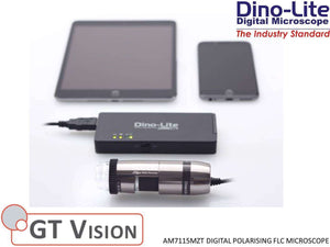 Dino-Lite AM7115MZT Pro Digital Polarising FLC Microscope 20-220X High Resolution 5MP