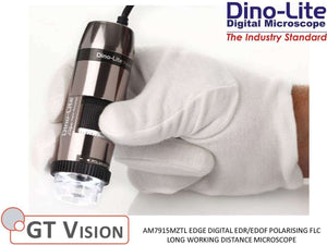 Dino-Lite AM7915MZTL Pro Digital EDR/EDOF/AMR/LWD Polarising FLC Microscope 10-140X 5MP