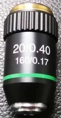 20X Achromatic Objective (160TL) for UltraBIO-4 Biological Upright Microscope