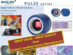 Basler PULSE Series - USB-3 C-Mount Microscopy Camera Series + Software