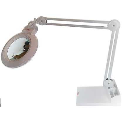 2.25X & 6X Long Reach, Desk Stand and G-Clamp Magnifier Wide Lens, Daylight LED changeable Lens