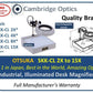 2X-8X Illuminated Lightbox Desk Stand Magnifiers, Industrial with Changeable Lenses. Otsuka Brand.