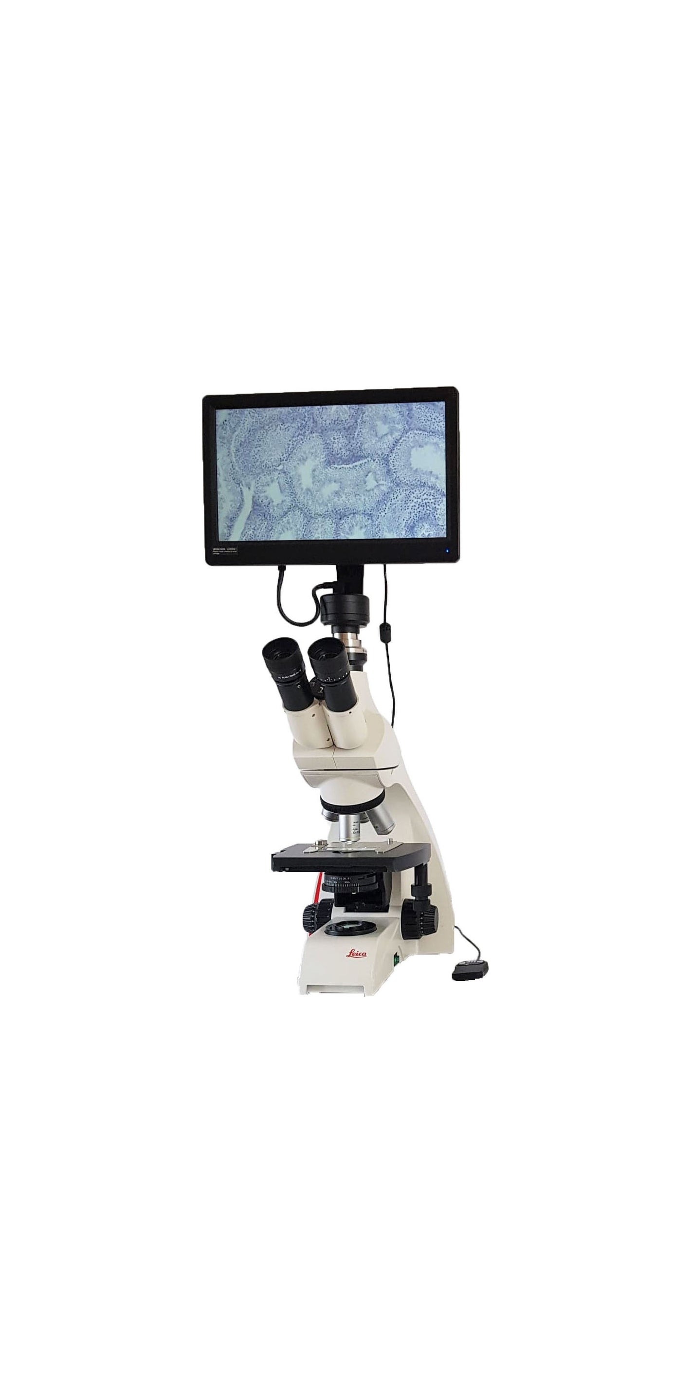 Leica DM500-DIGI Biological Digital Microscope With Display Screen
