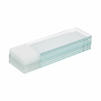 Frosted End Glass Microscope Slides (3"x1" - 25.4mm X 76.2mm) packed into 5 Boxes of 50