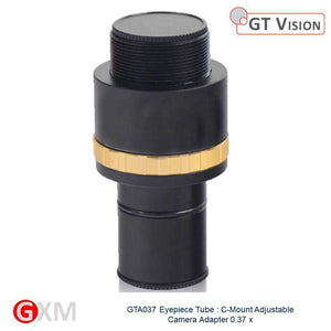 GXM Quality Microscope Eyepiece Tube : C-Mount Adjustable Camera Adapter 0.37x