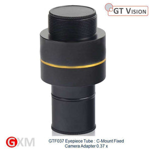 GXM Quality Microscope Eyepiece Tube : C-Mount Fixed Camera Adapter 0.37 x