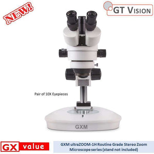 UltraZOOM-1 Trinocular Stereo Microscope 7X-45X Series. Choice of stands - see below