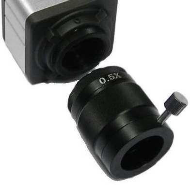 GXM-0.5X C-Mount Adapter for ultraZOOM-2+ and XTL stereo microscopes