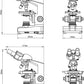GXM-JPL135 Polarising Microscope 40X-400X, Monocular, Transmitted Light