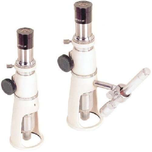 Portable Microscope (GXC100L) 100X Magnification, Monocular, Robust, LED Light, Eyepiece with Scale