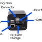 GXCAM Microscope Camera- HiChrome-HR4 HDMI/USB/WiFi 4K Premium Microscope Camera with Autofocus