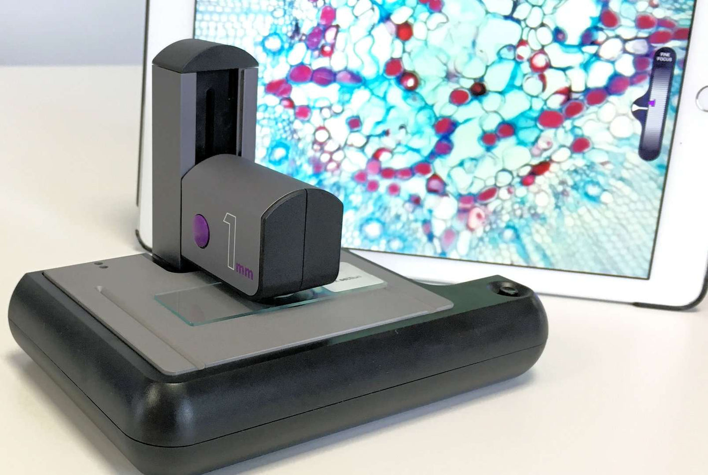 ioLight Portable Microscope with XY stage, x400 1mm field of view, 1µm high resolution
