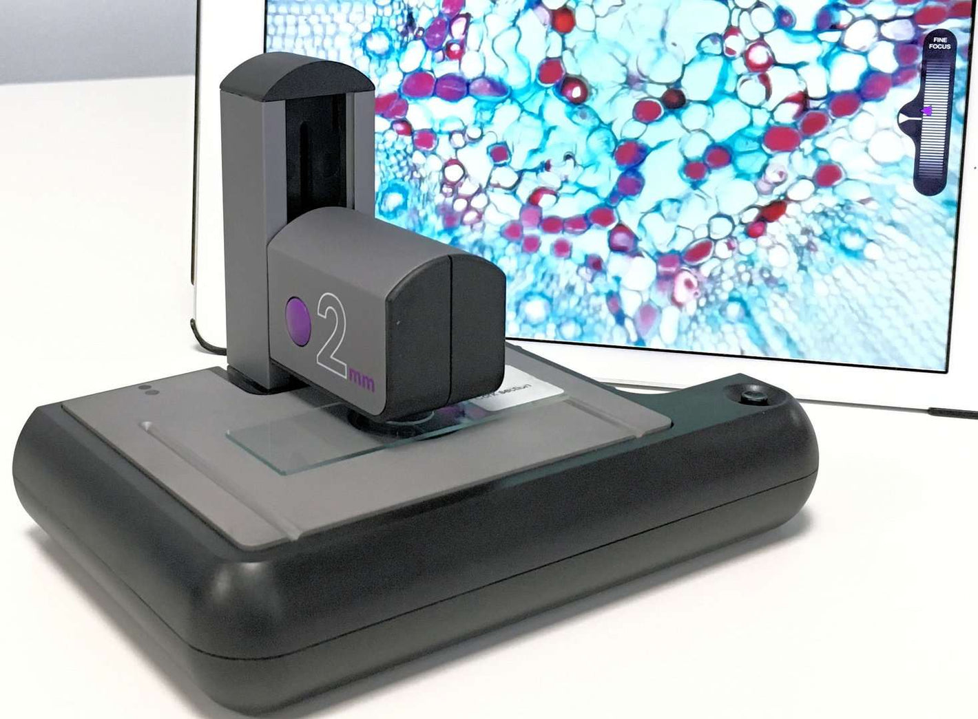 ioLight Portable Microscope with XY stage, x150 2mm field of view