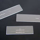 Micrometer Glass Slide for Microscope Calibration 5mm Horizontal Scale 100 divisions -50um intervals