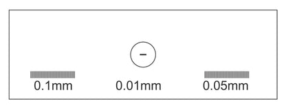 MultiScale Micrometer Glass Slide for Microscope Calibration 1mm/100 10mm/100 10mm/200 Divisions