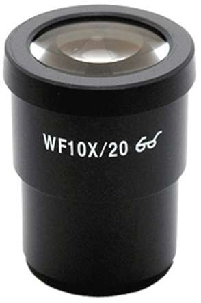 10X WideField fn20mm Focussing Eyepiece with Reticle Horizontal Scale. Fits a 23.2mm (ID) Eyep.Tube.