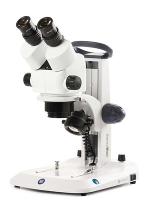 StereoBlue EVO Binocular Zoom 5x-55x Magnification Stereo Microscope Range