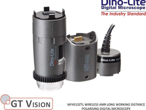 Dino-Lite WF4515ZTL Digital Wireless AMR LWD Polarising Microscope 10-140X 1.3MP