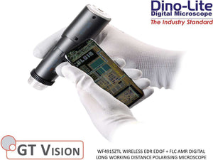 Dino-Lite WF4915ZTL Digital Wireless EDR/EDOF + AMR/FLC Polarising LWD Microscope 10-140X 1.3MP