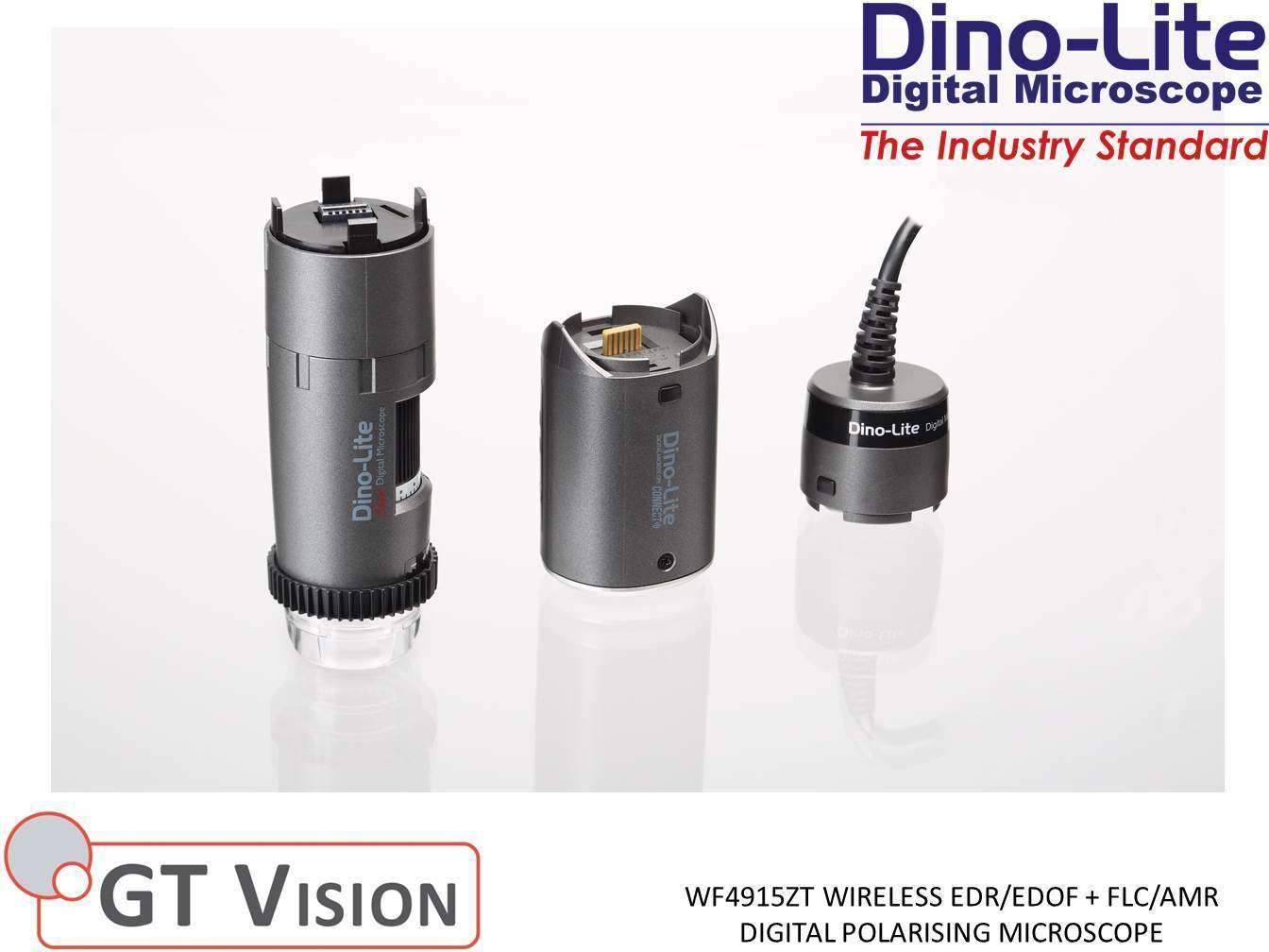 Dino-Lite Microscope AM7515MZT, 5MP, 20-220x, 8 LED, 30 fps, USB 2.0