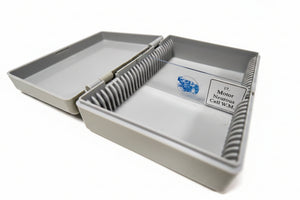 Slide Storage and Mailing Box for a 30 Slides - Tough, Plastic with Hinged Lid. Pack of 5