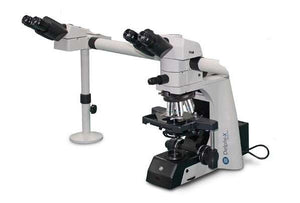 Delphi-X multihead microscope 2 heads plan 4/10/20/40/100x objectives LED illumination