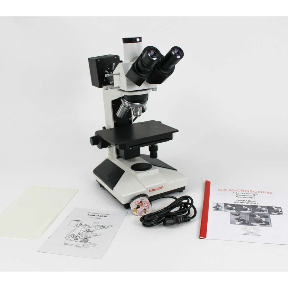 Ght Microscope GXM-L2003AHTG 40x-400x, Trinocular, Routine Materials Microscope ...