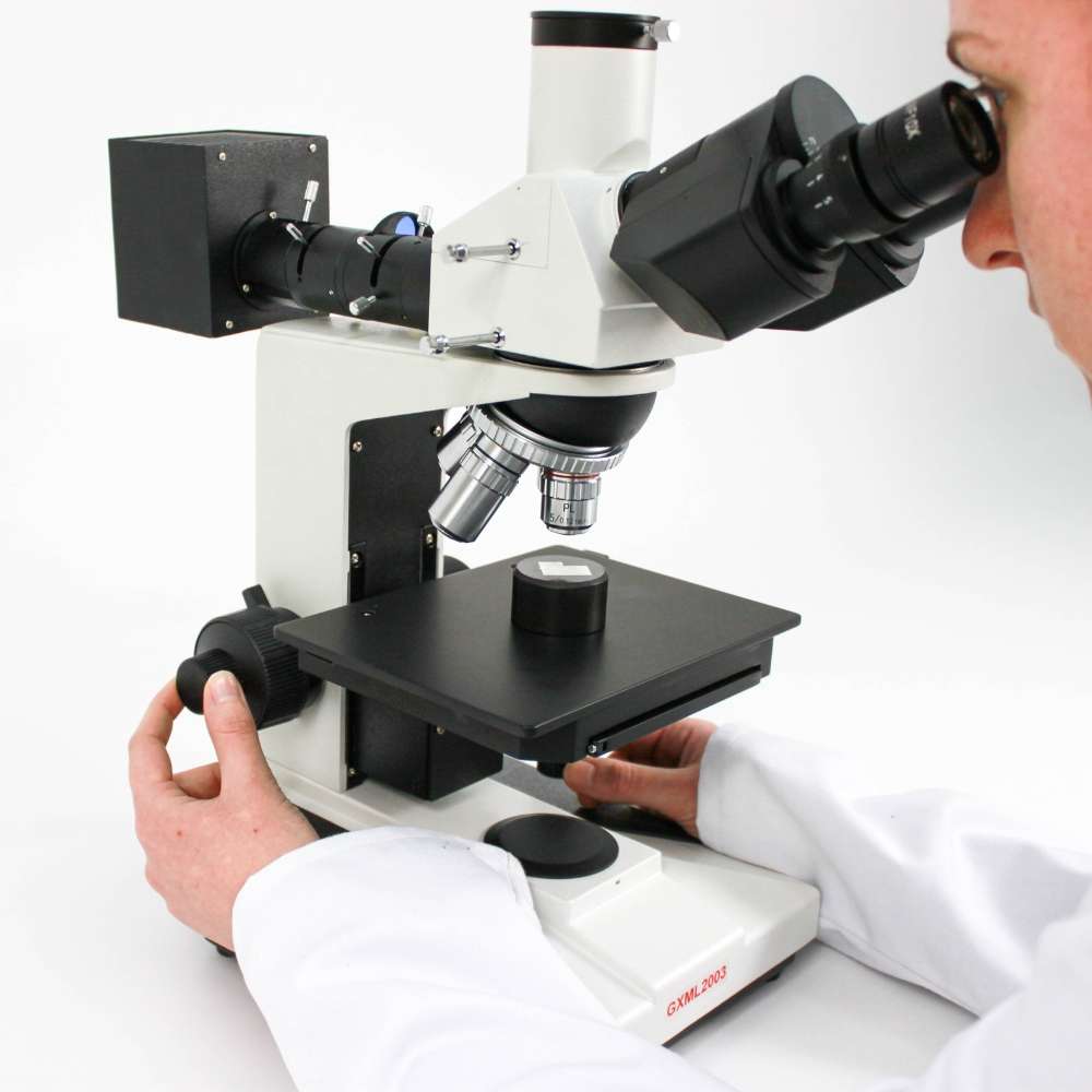 Routine Microscopy GXM-L2003AHTG 50X-600X, Trinocular, Routine Materials Microscope ...