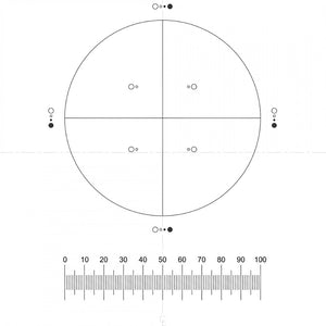 Reticle Pharmaceutical PSA Pattern, IMA Reticle